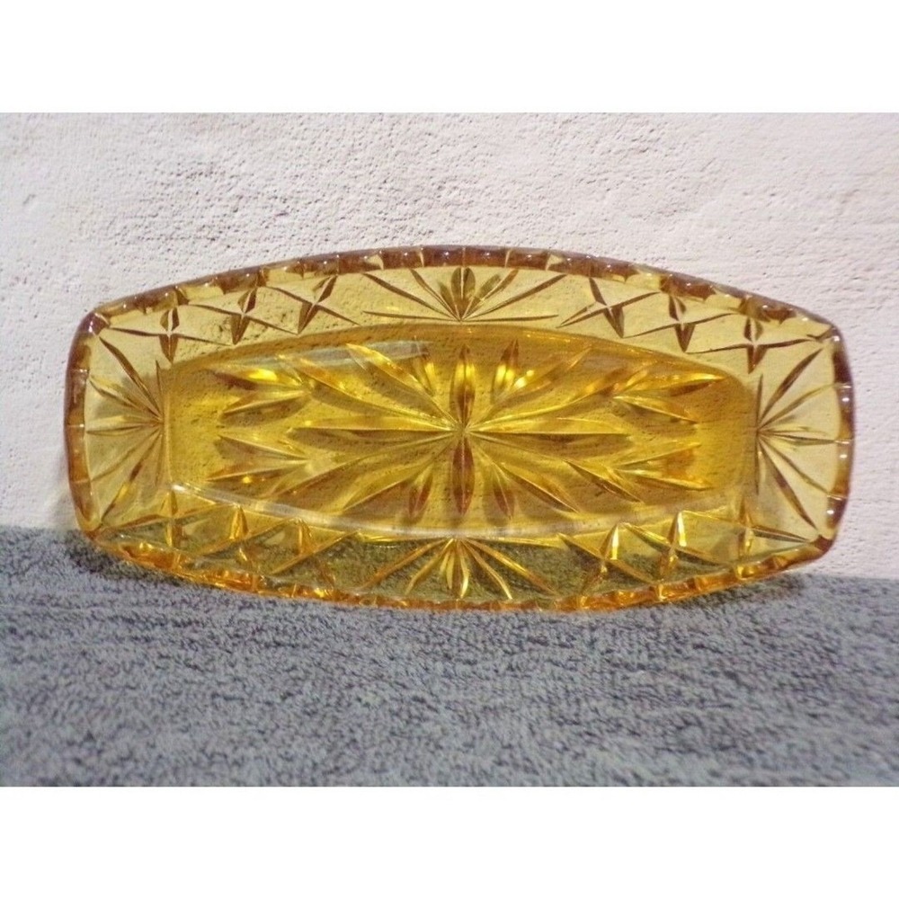 Vintage Indiana Amber Relish‎ Dish